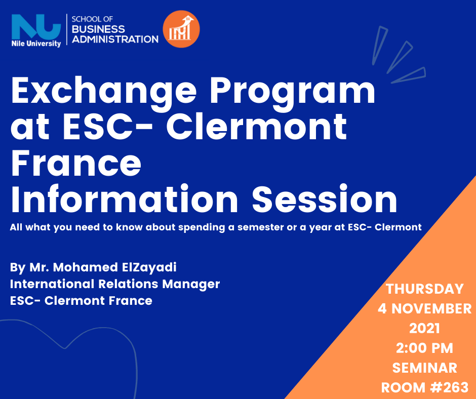 ESC Clermont, France Exchange Information Session 