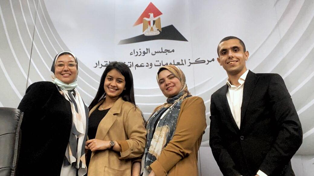 Business Students Participating in the Egyptian Cabinet Public Policy Forum