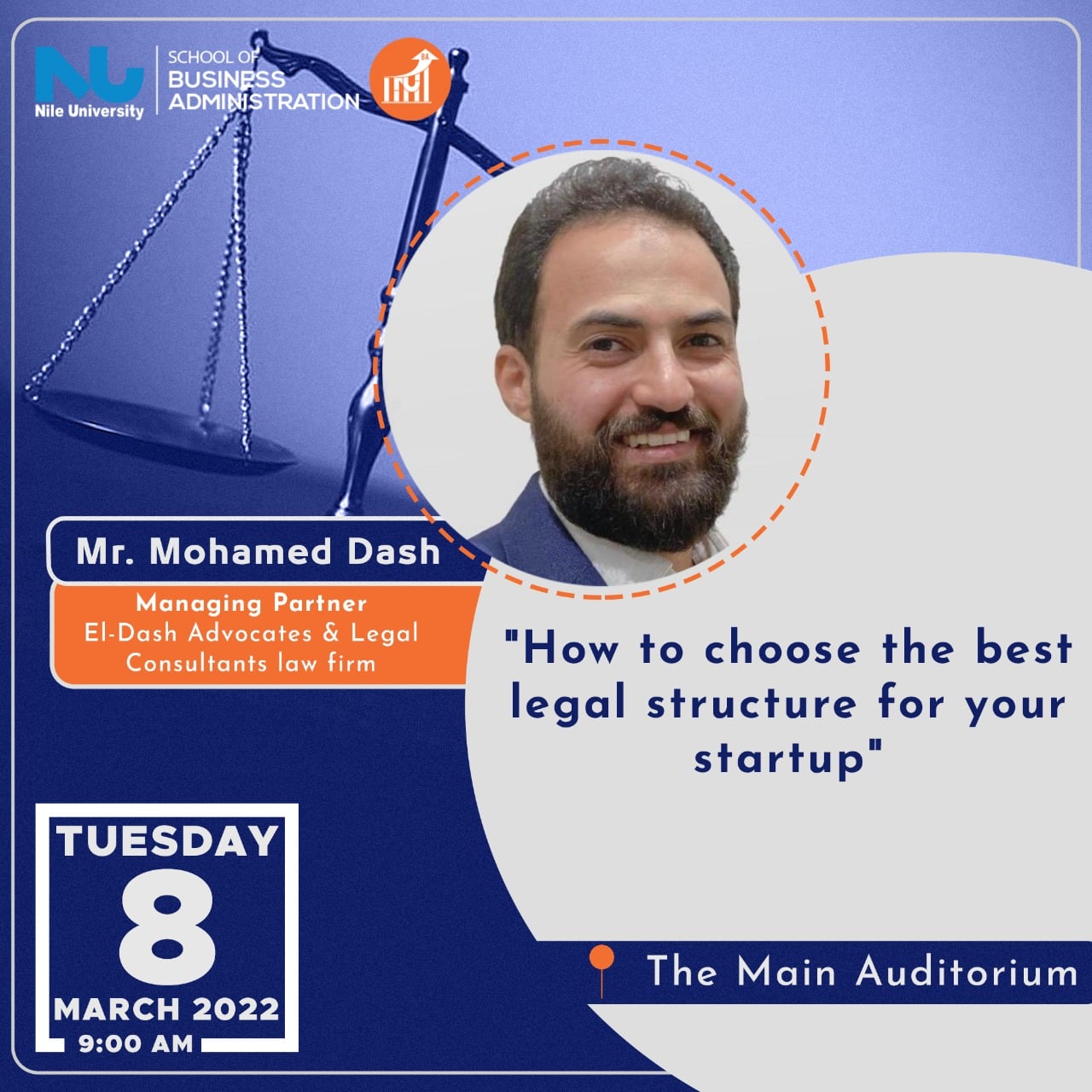 Business Administration School Talk with Mr. Mohamed Dash