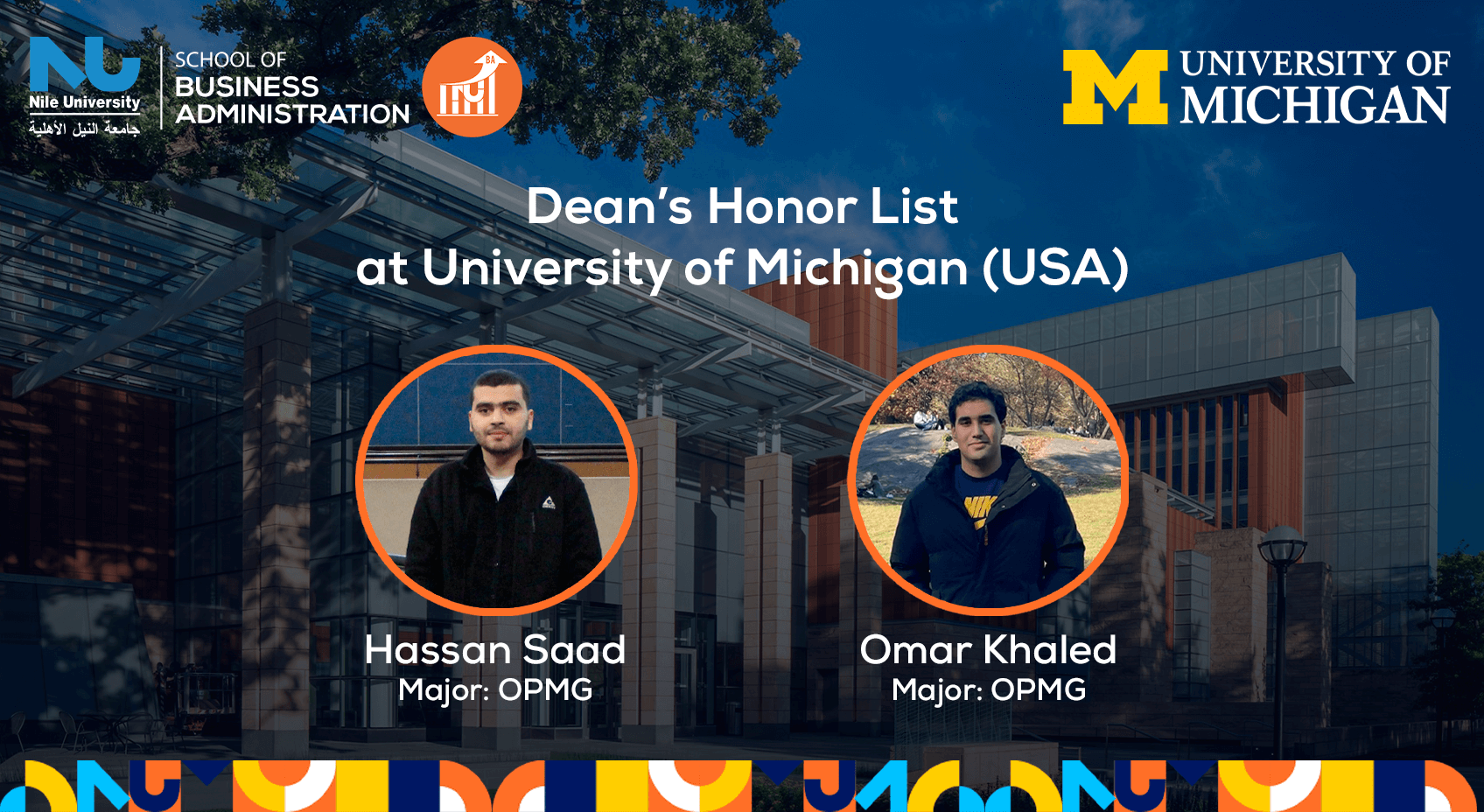 Dean's Honor List at University of Michigan (USA)
